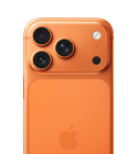 iPhone 17 Pro, back exterior, Cosmic Orange color, Pro Fusion camera system in plateau at top
