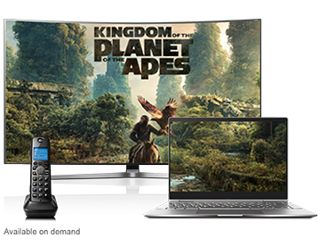 Kingdom of the planet of the apes - available on demand